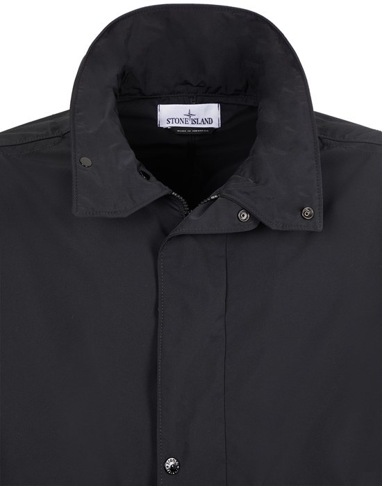Stone Island Lightweight Jacket Black Polyester In Black