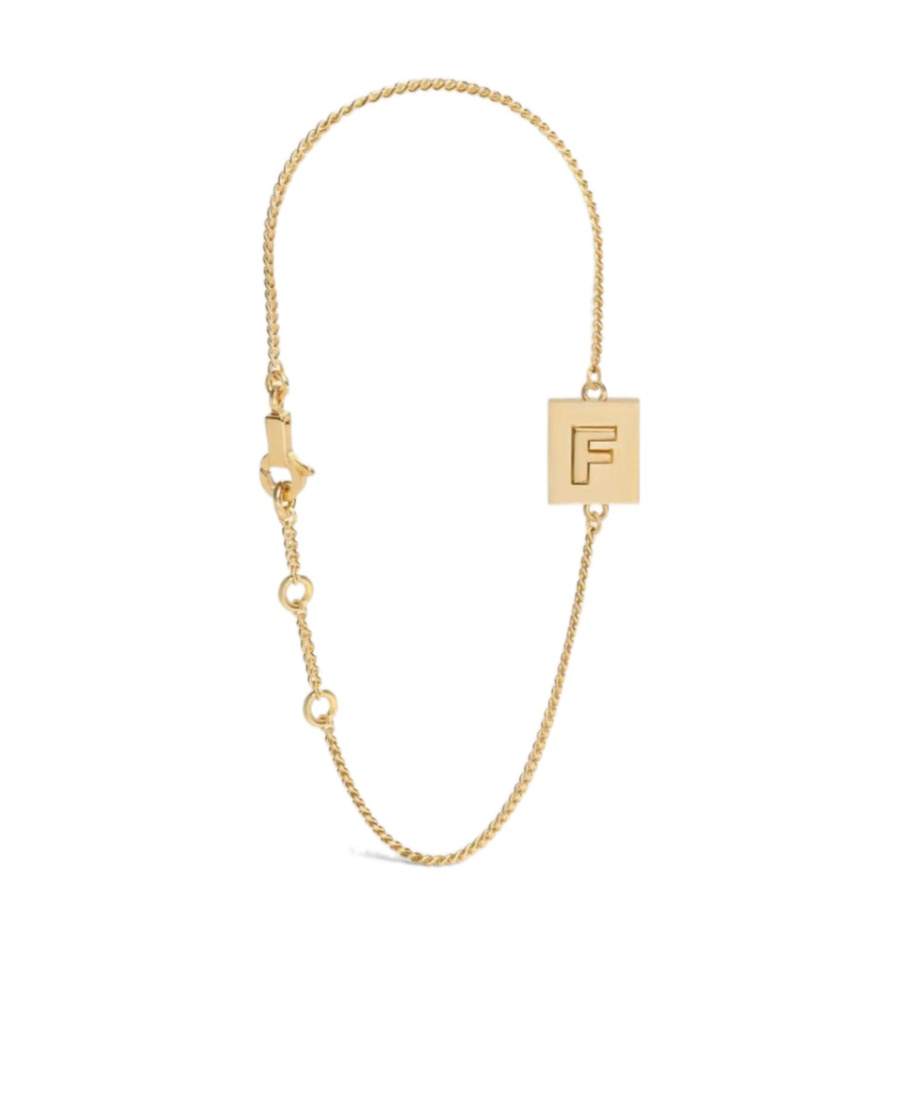 Celine Letter D Chain Bracelet In Yellow