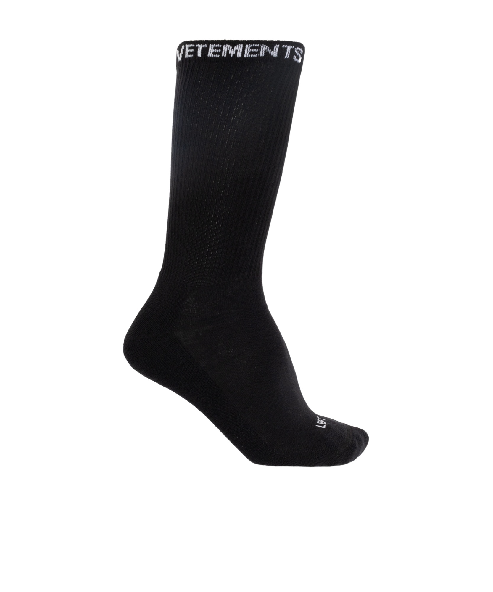 VETEMENTS VETEMENTS LOGO INTARSIA SOCKS