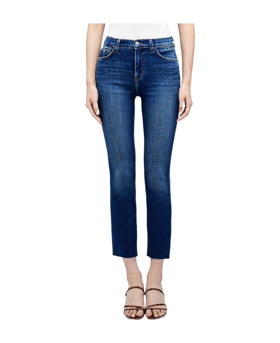 L'agence High-rise Straight-leg Jeans In Blue
