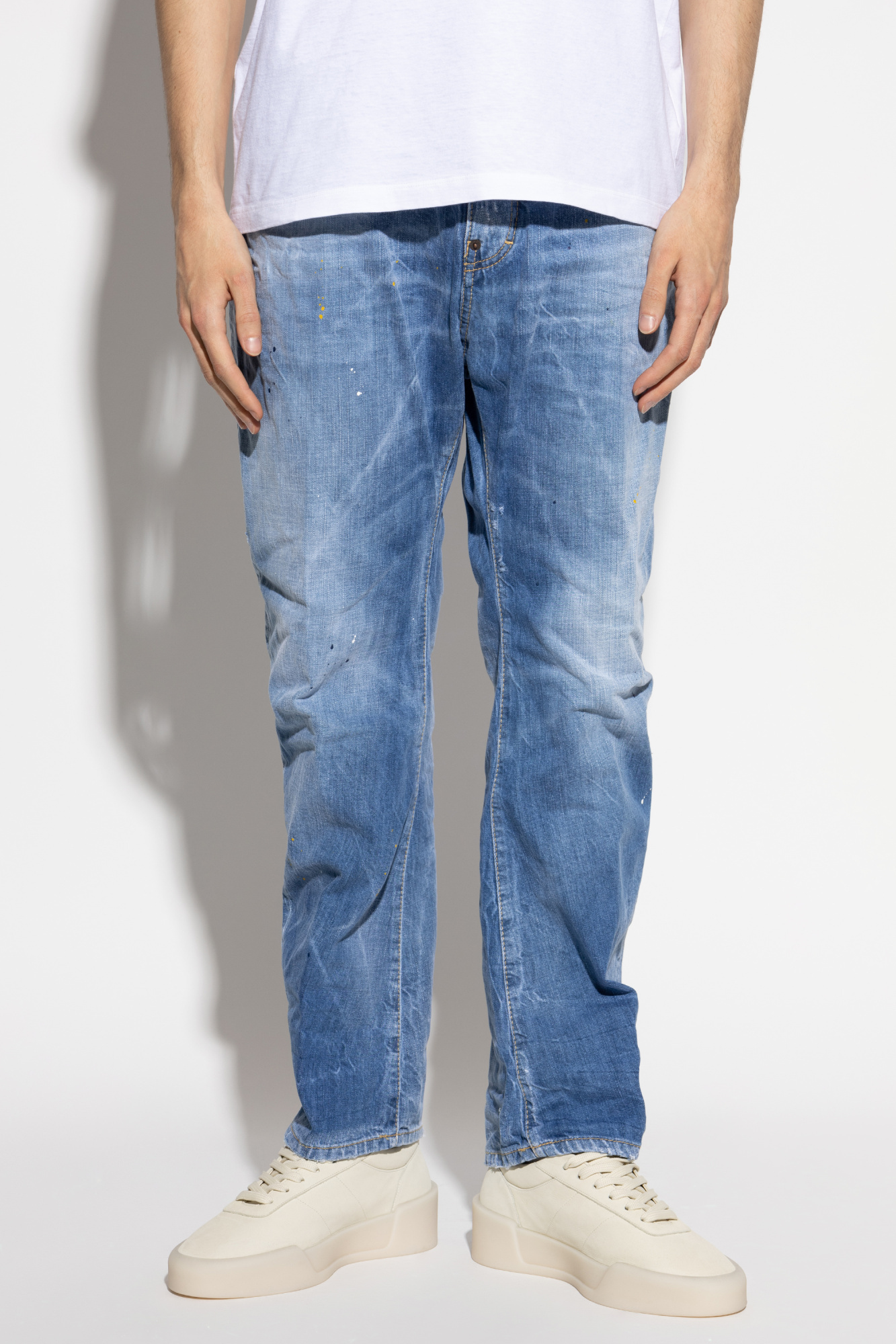 Shop Dsquared2 Straight-leg Jeans In Blue