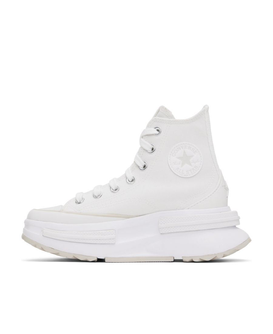 Converse Run Star Legacy Cx Sneakers In White With Ecru Detail In White