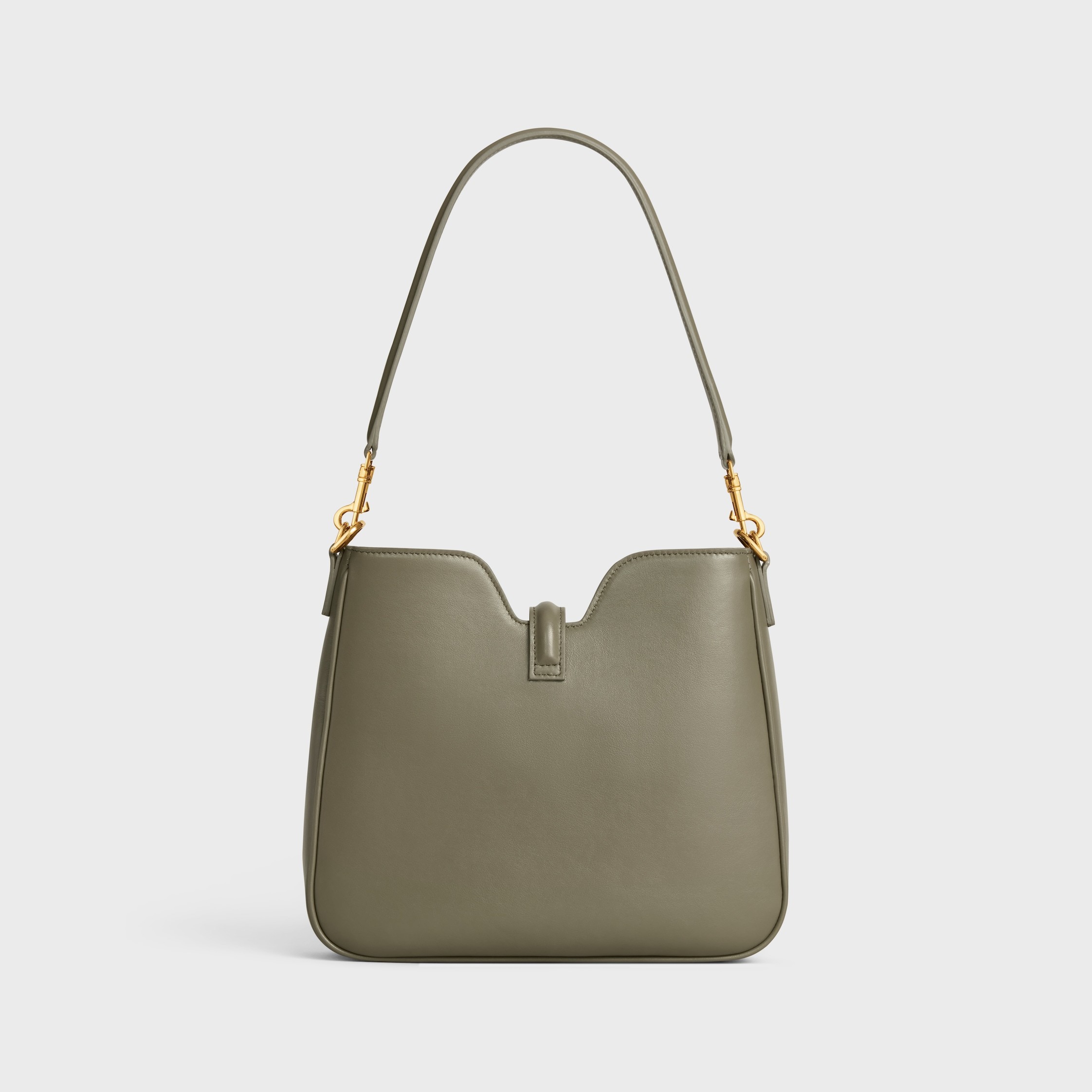 Celine Small Camille 16 Soft Bag In Smooth Calfskin In Green