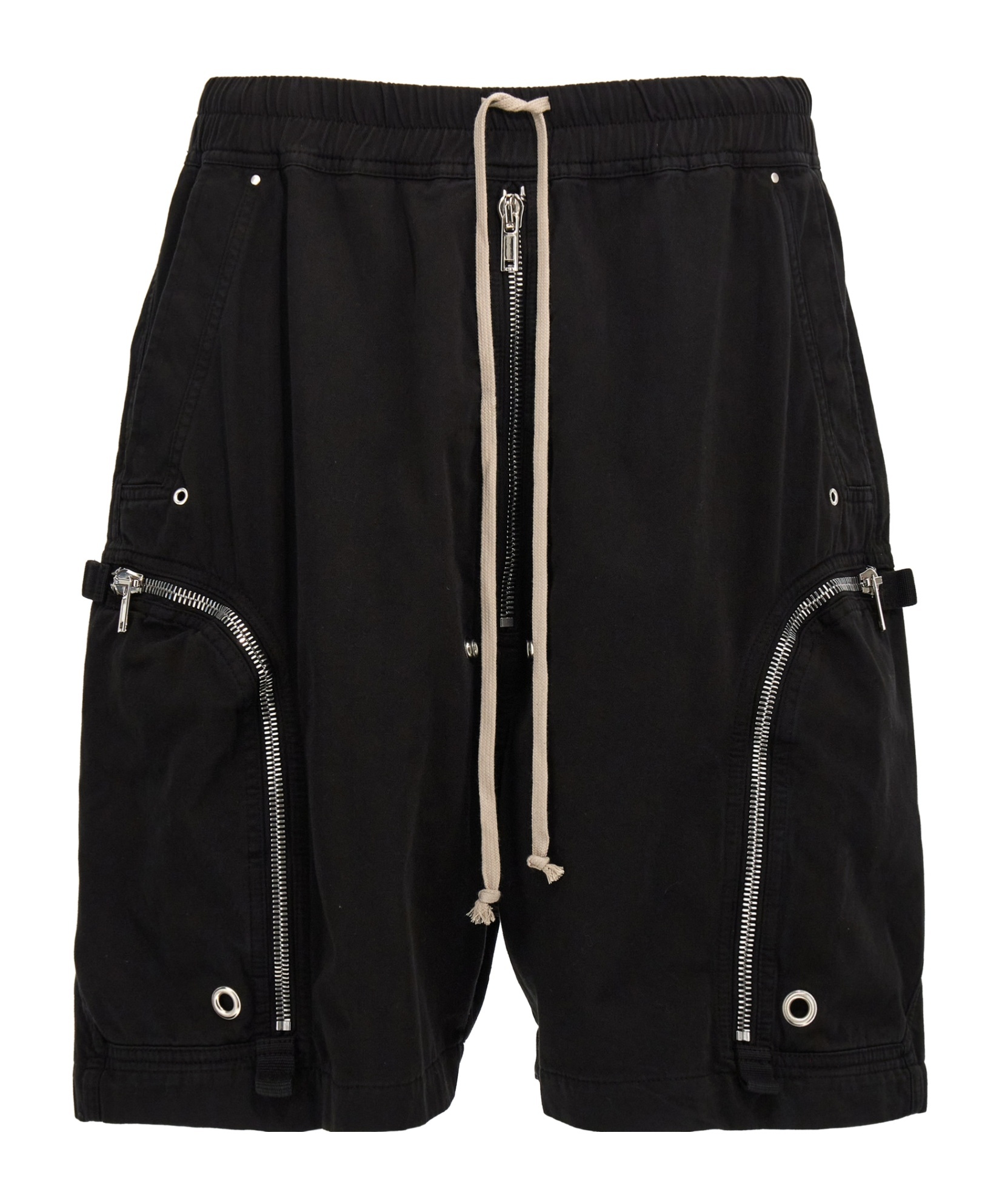 Rick Owens Drkshdw 'bauhaus' Bermuda Shorts In Black