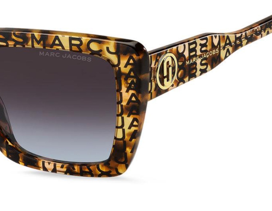 Marc Jacobs Eyewear Square Frame Sunglasses In Black