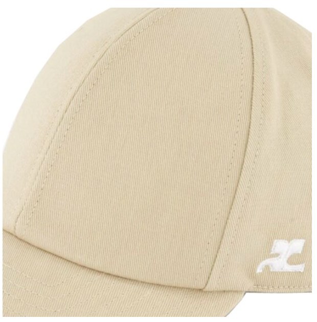 Courrèges Logo Hat In Nude