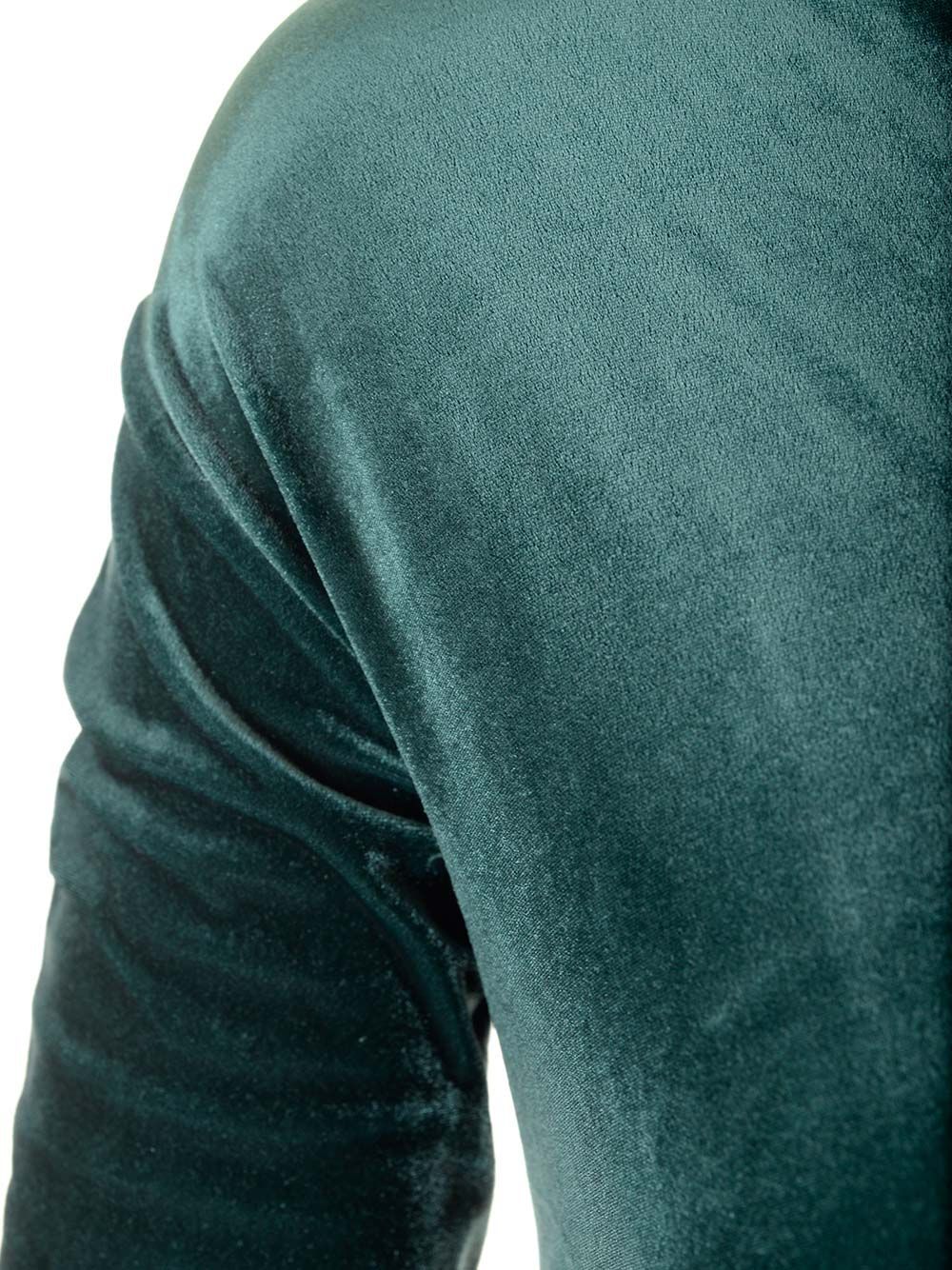 Amazuìn Chelsea Velvet Dress In Green