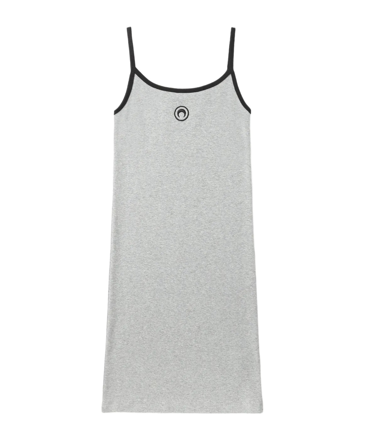 Marine Serre Cotton Dress In Ash Grey