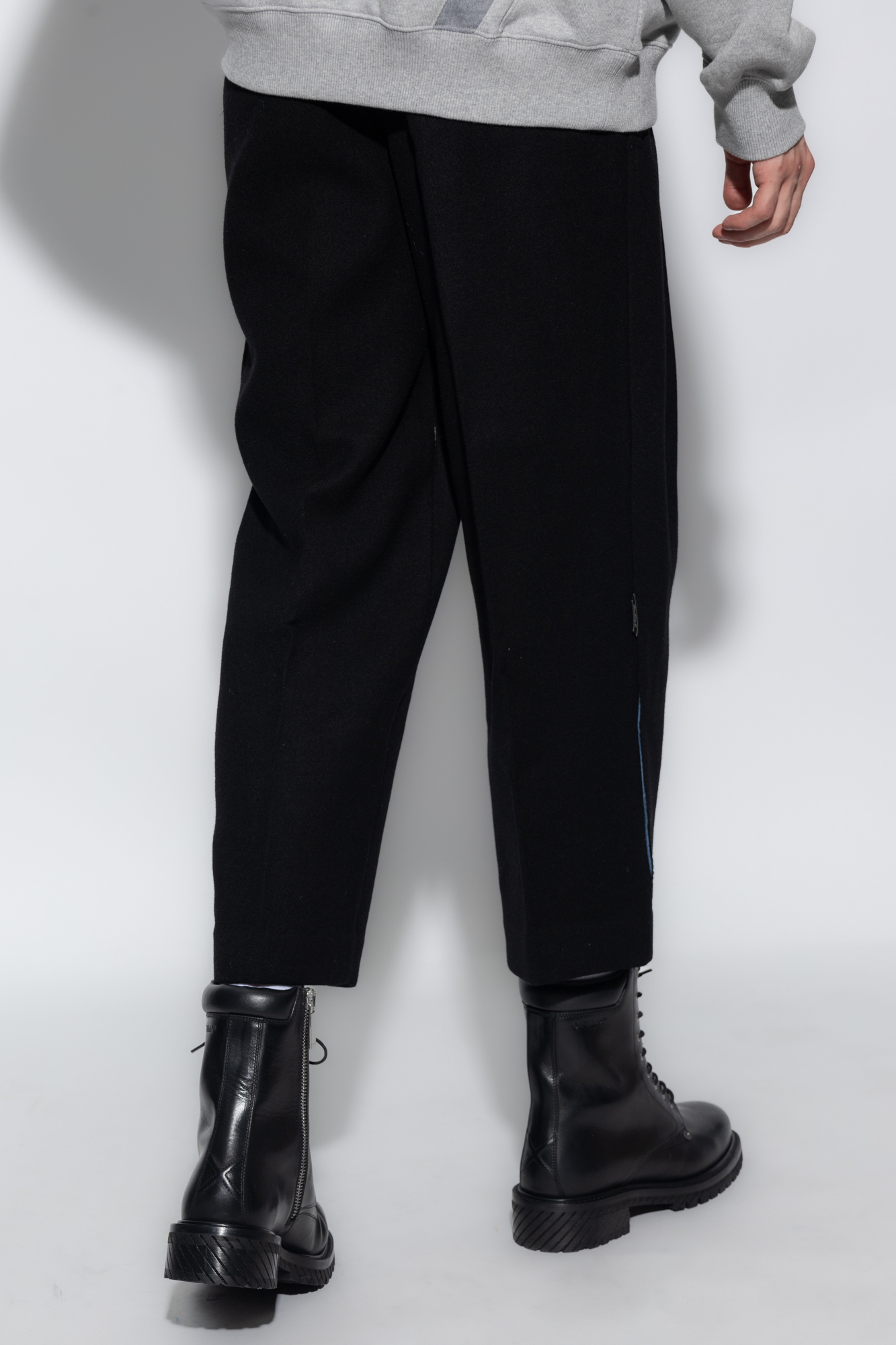 Ader Error Multi-pocket Casual Pants In Black
