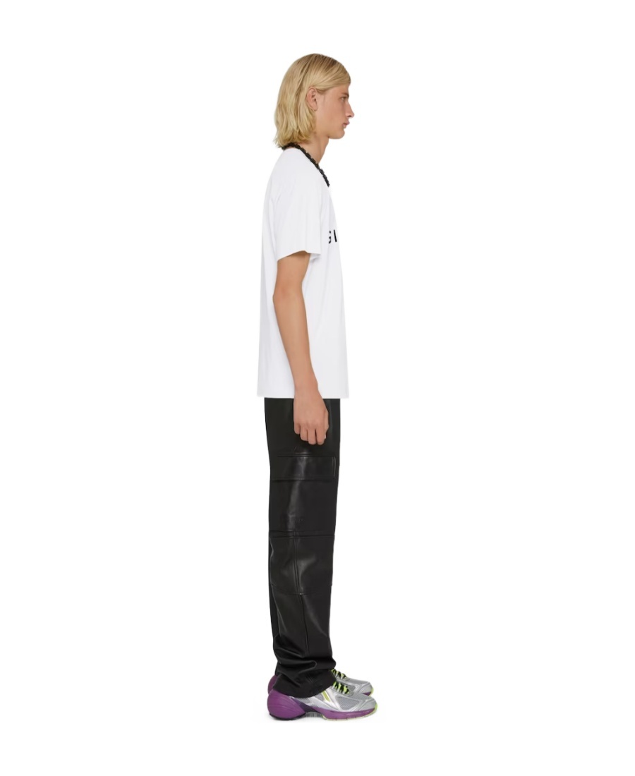 Givenchy T-shirt Slim  4g Lock In White