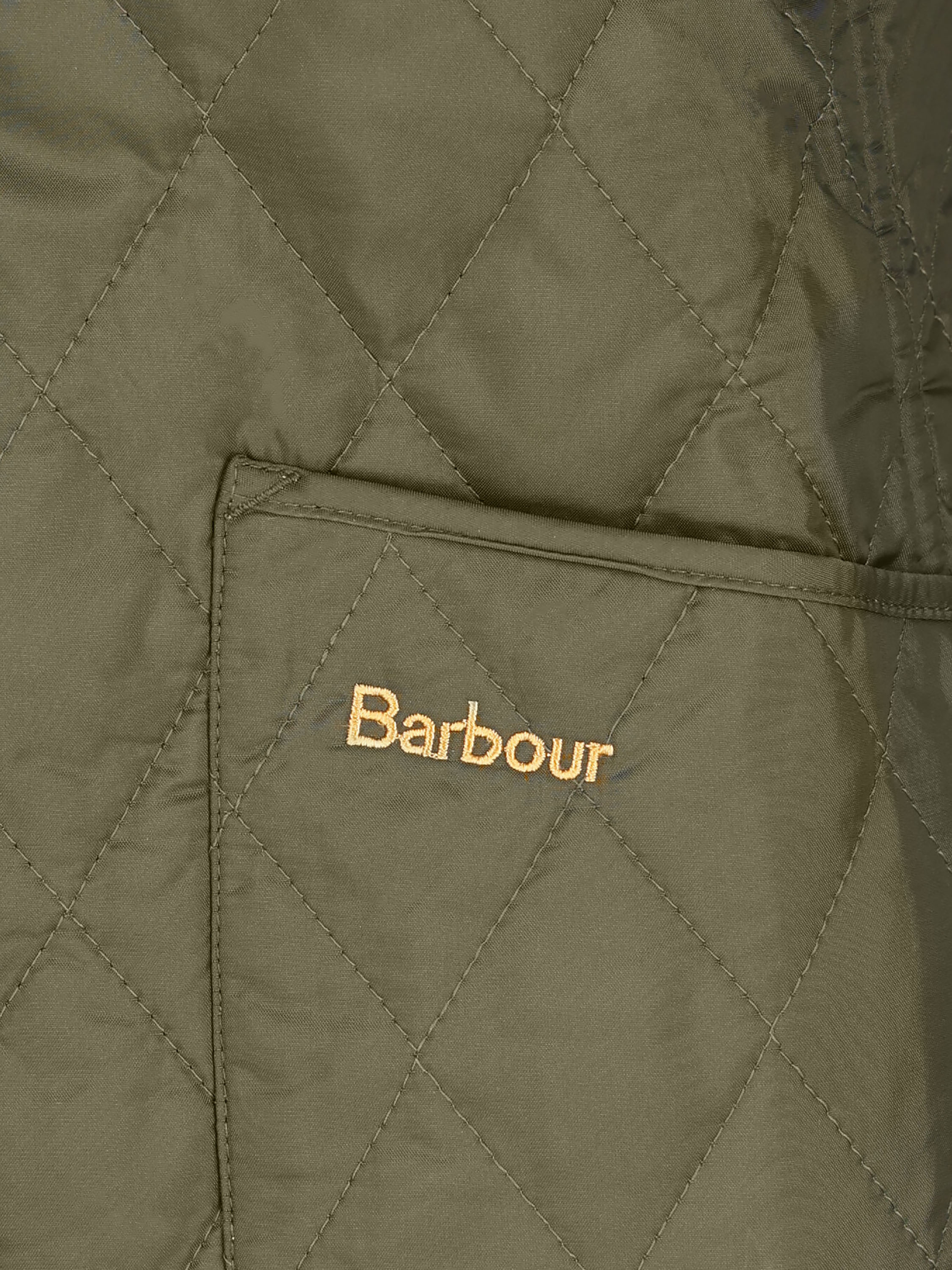 Barbour Annandale Corduroy-trimmed Quilted Shell Jacket In Green