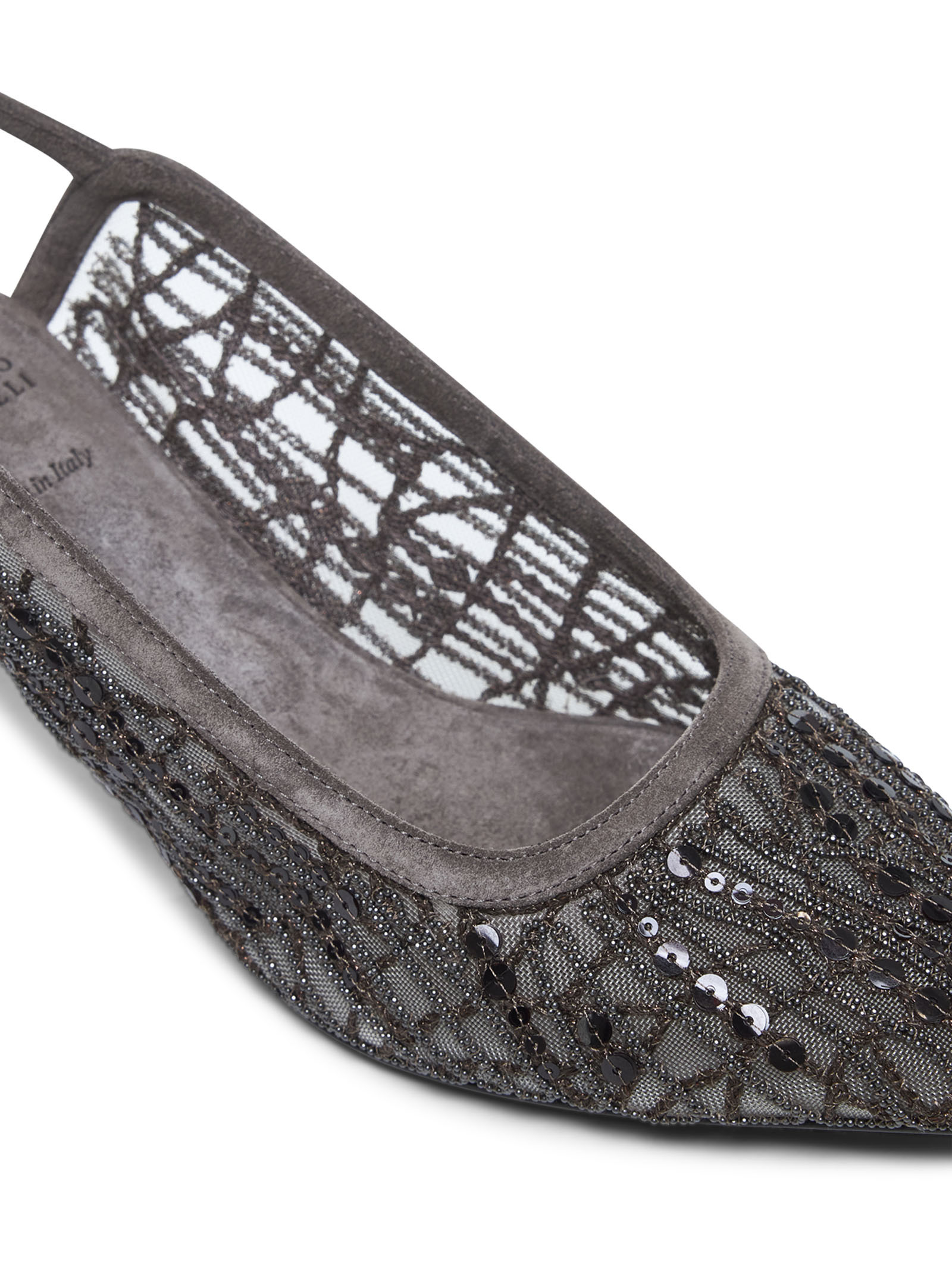 Brunello Cucinelli Pointed High-heeled Sandals In Black