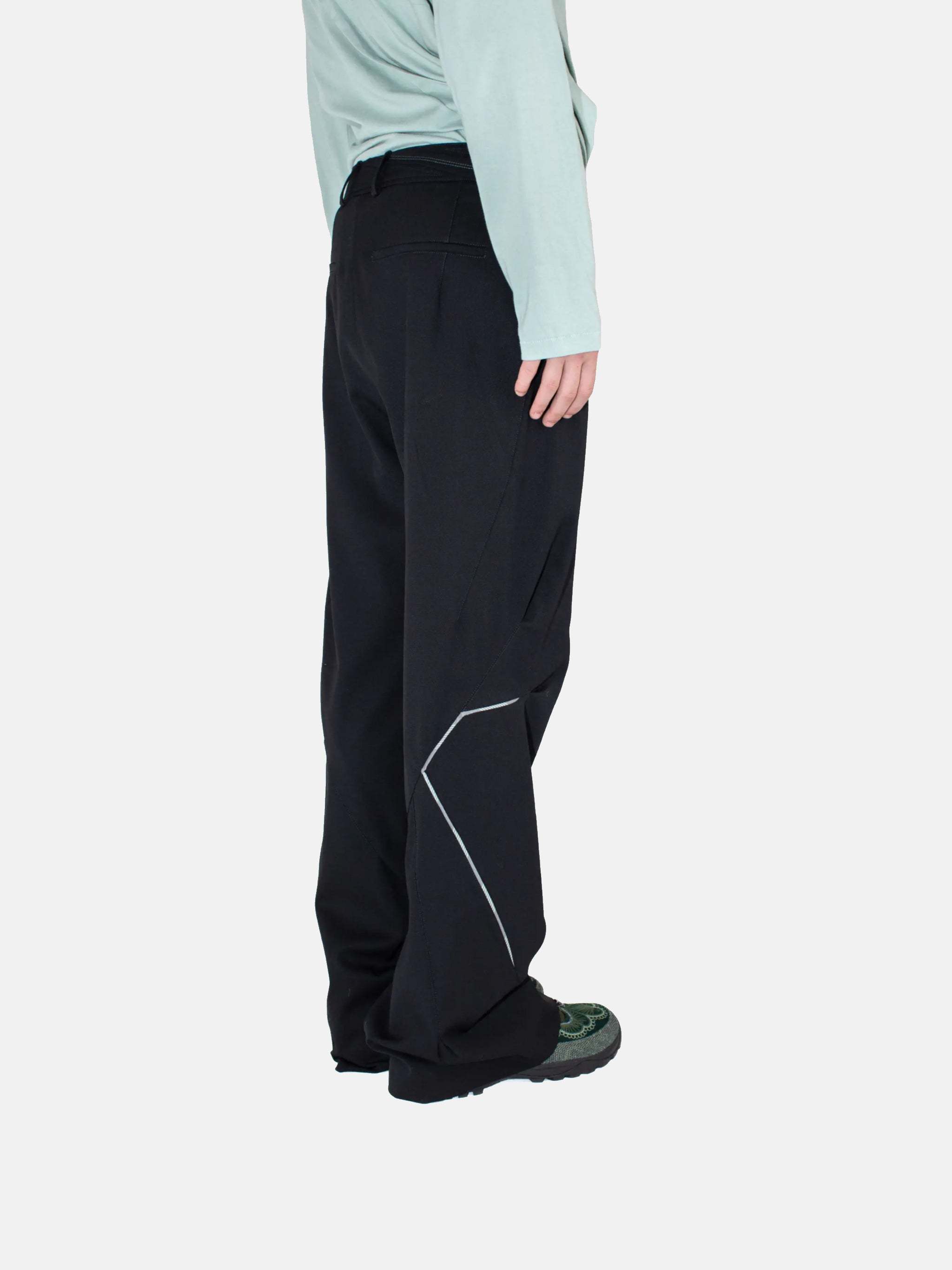 パンツ Kiko Kostadinov McNAMARA UNIFORM TROUSER Kiko Kostadinov Mcnamara Uniform Trousers Jet In Black