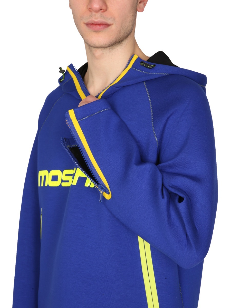 Moschino Surf Logo Sweatshirt In Blue