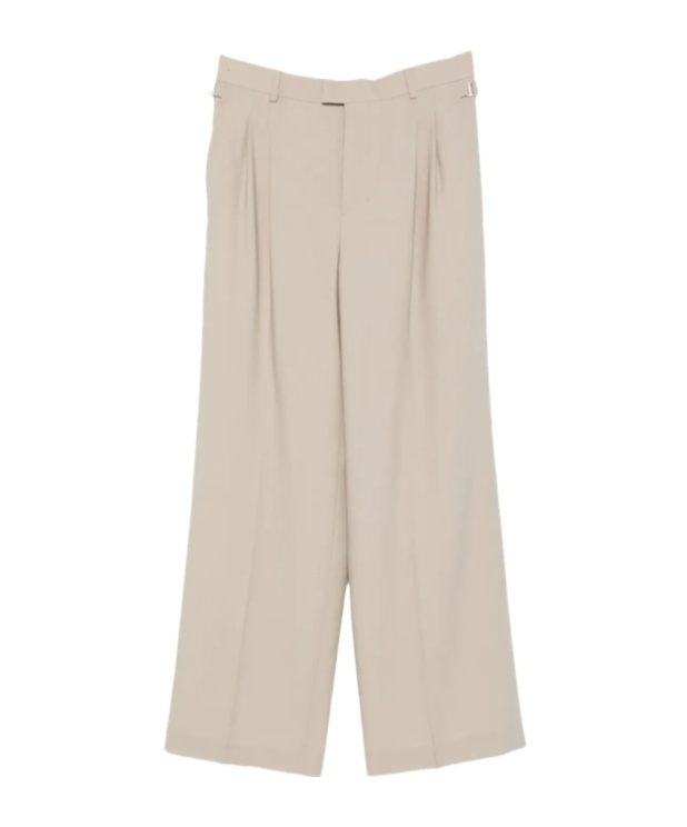 Ami Alexandre Mattiussi Belt Loop Casual Pants In Neutral