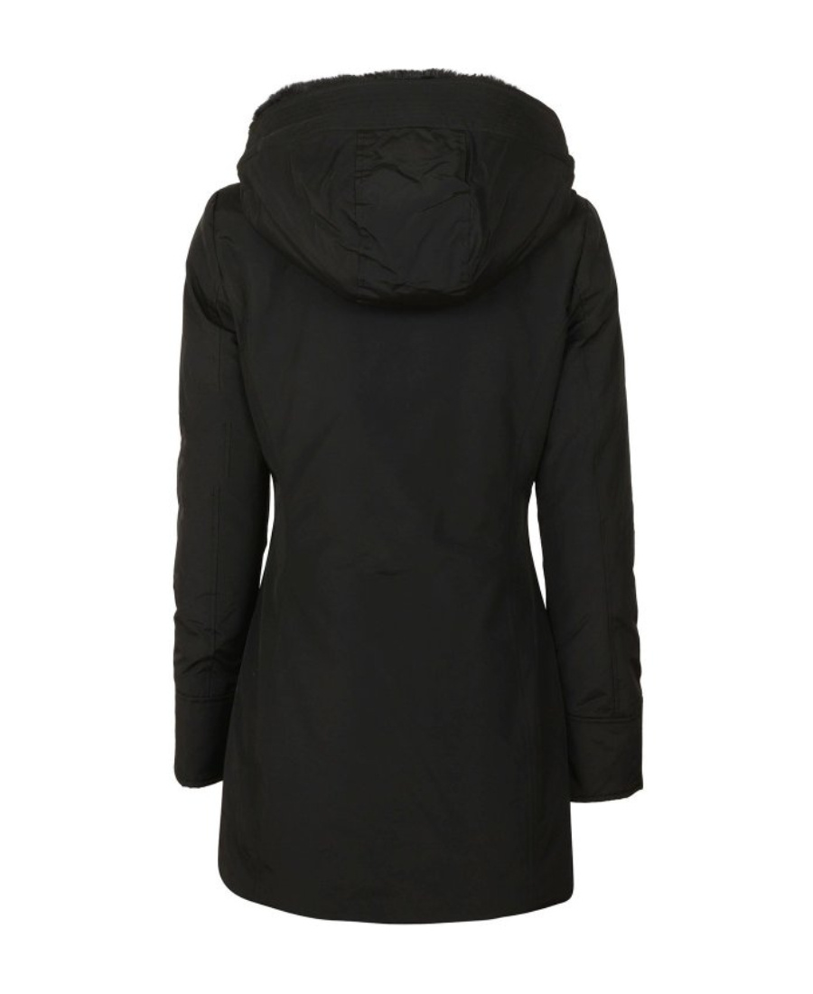 WOOLRICH LOGO-PATCH PARKA