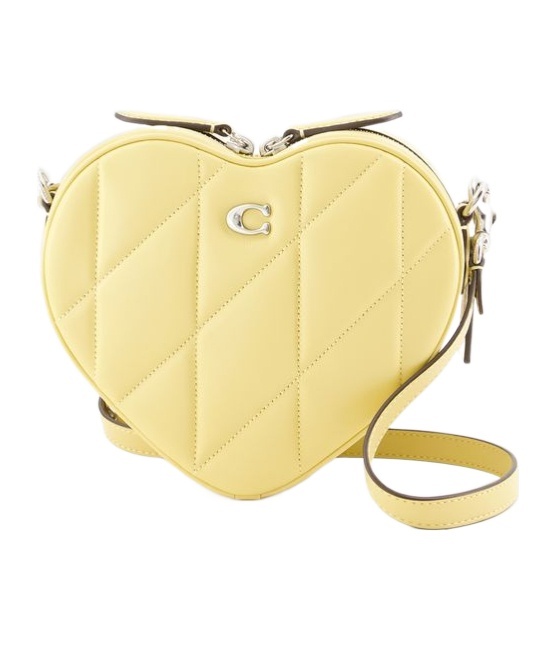 Coach Women's Heart Crossbody Bag In Yellow