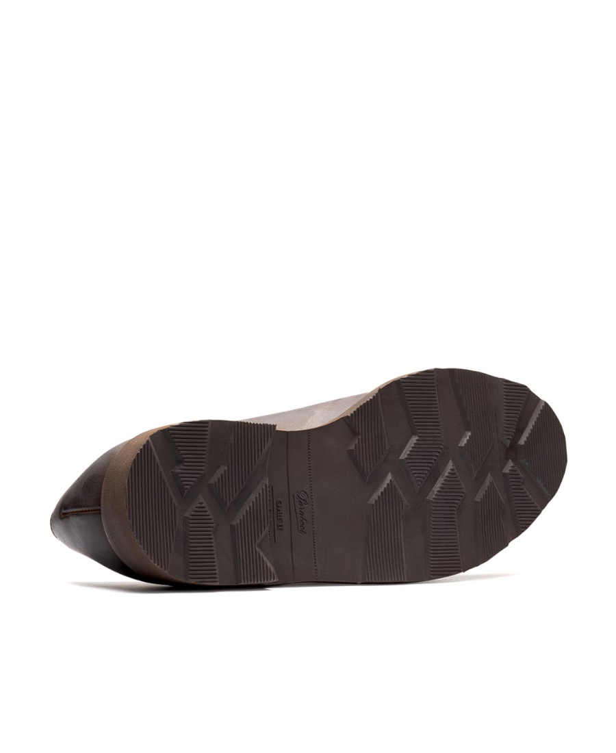 Paraboot Chambord Almond Toe Lace-up Shoes In Black