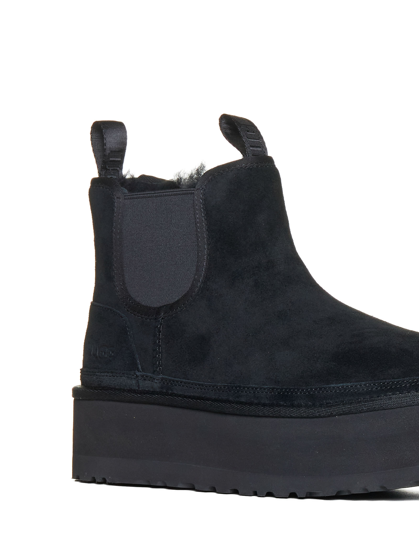 Ugg Numel Platform Ankle Boots In Black