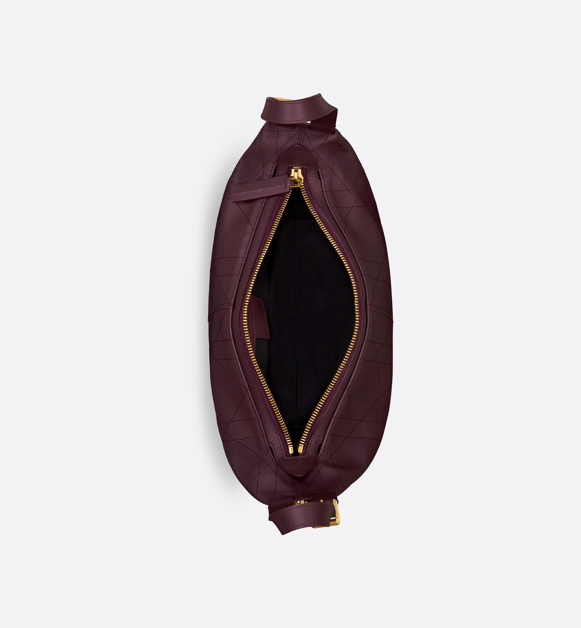 Dior Medium D-journey Bag In Vintage Smooth Calfskin In Burgundy