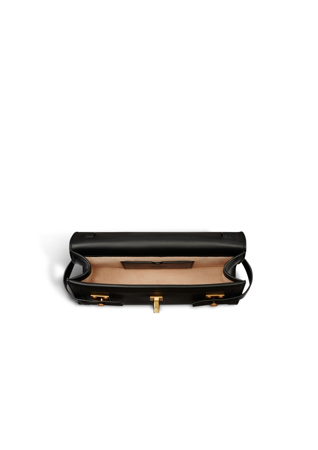 Balmain B-buzz Pouch 23 Leather Clutch