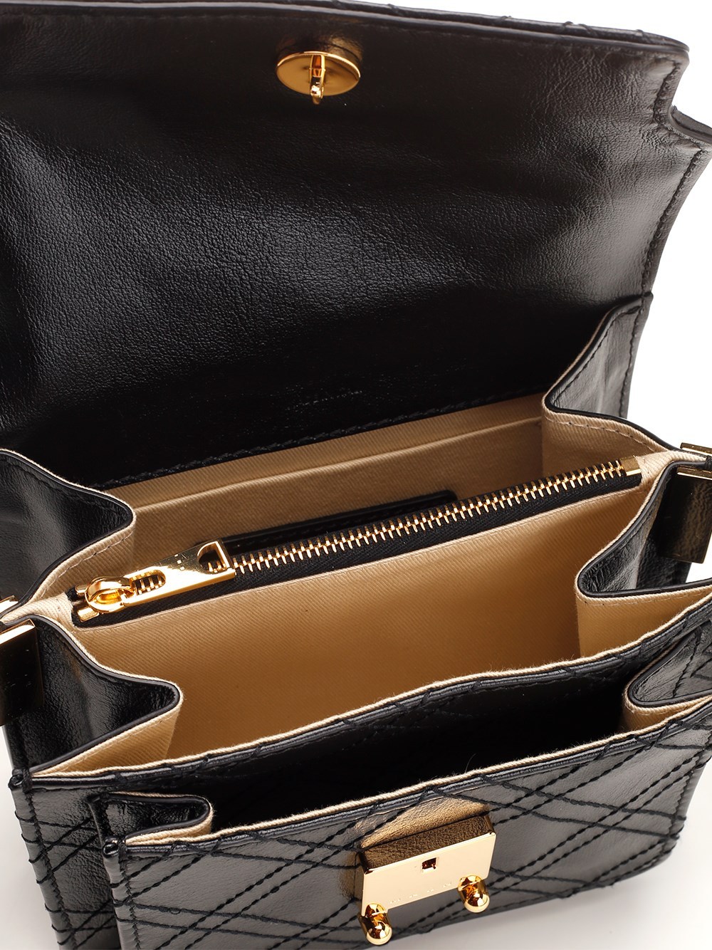 Marni Mini Trunk Shoulder Bag In Black