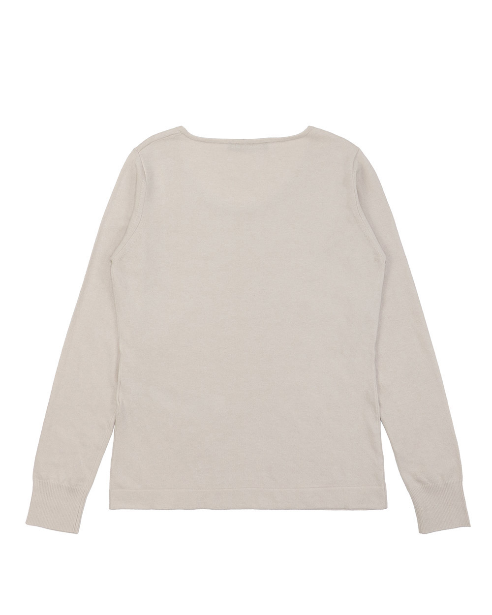 Weekend Max Mara Round-neck Long-sleeved Pullover In White