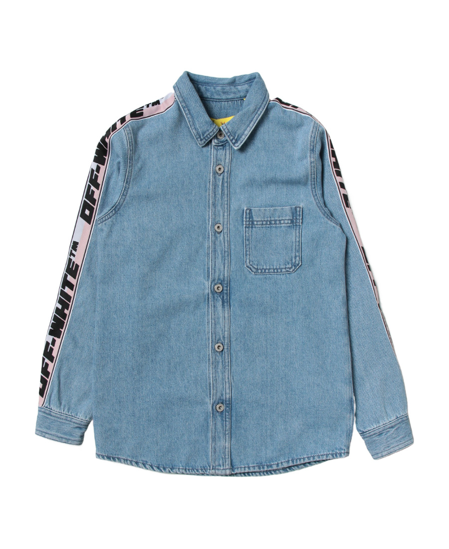 Off-white Logo Shirt In Blue