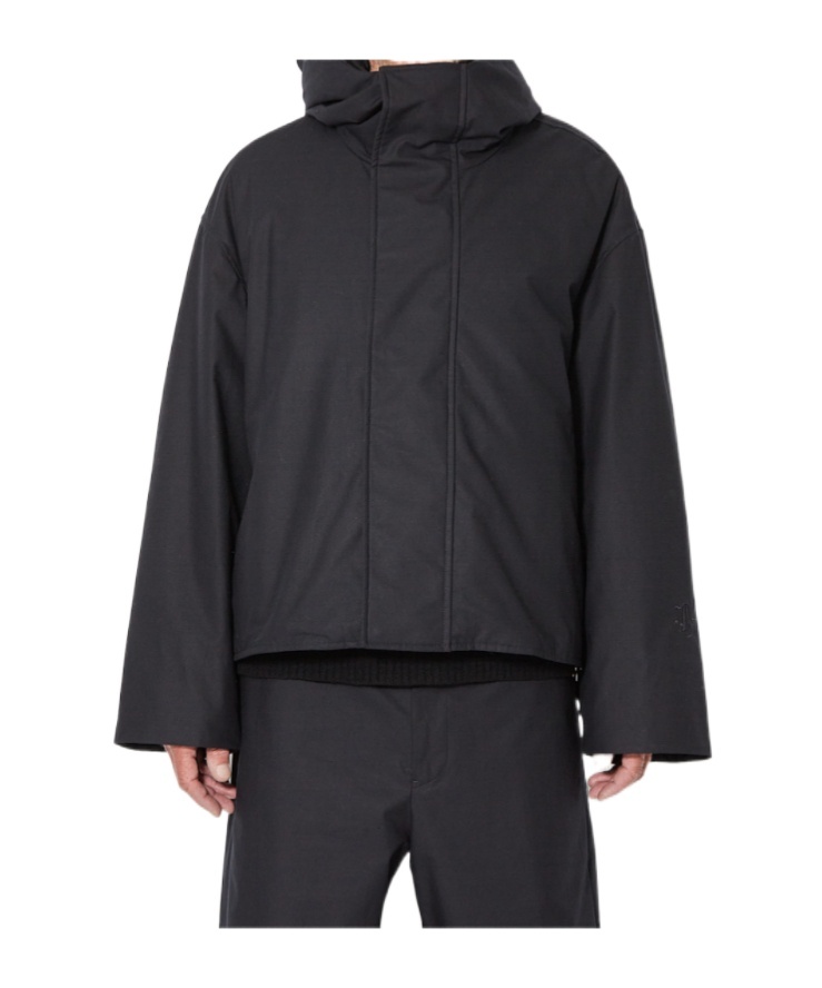 Jil Sander Cotton Jacket In Black