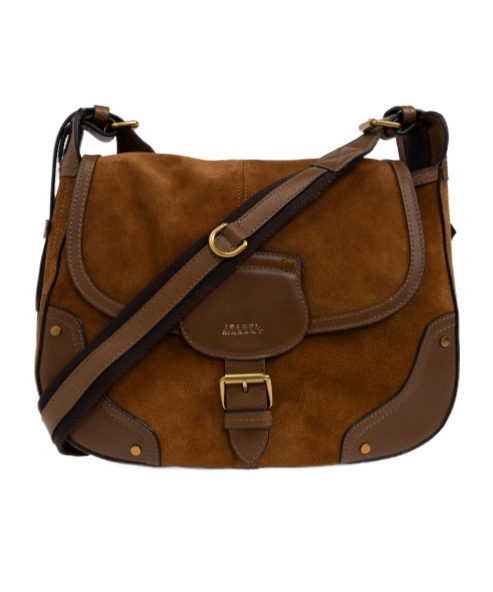 Isabel Marant Sierra S Foldover Top Shoulder Bag In Brown