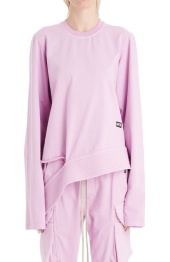 Rick Owens Logo Sweater In Pink