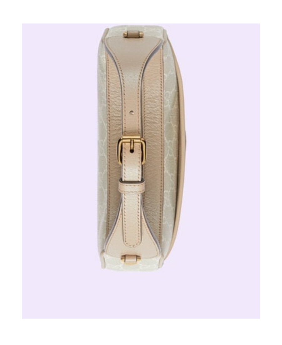 Gucci Gg Half-moon Mini Bag In Nude
