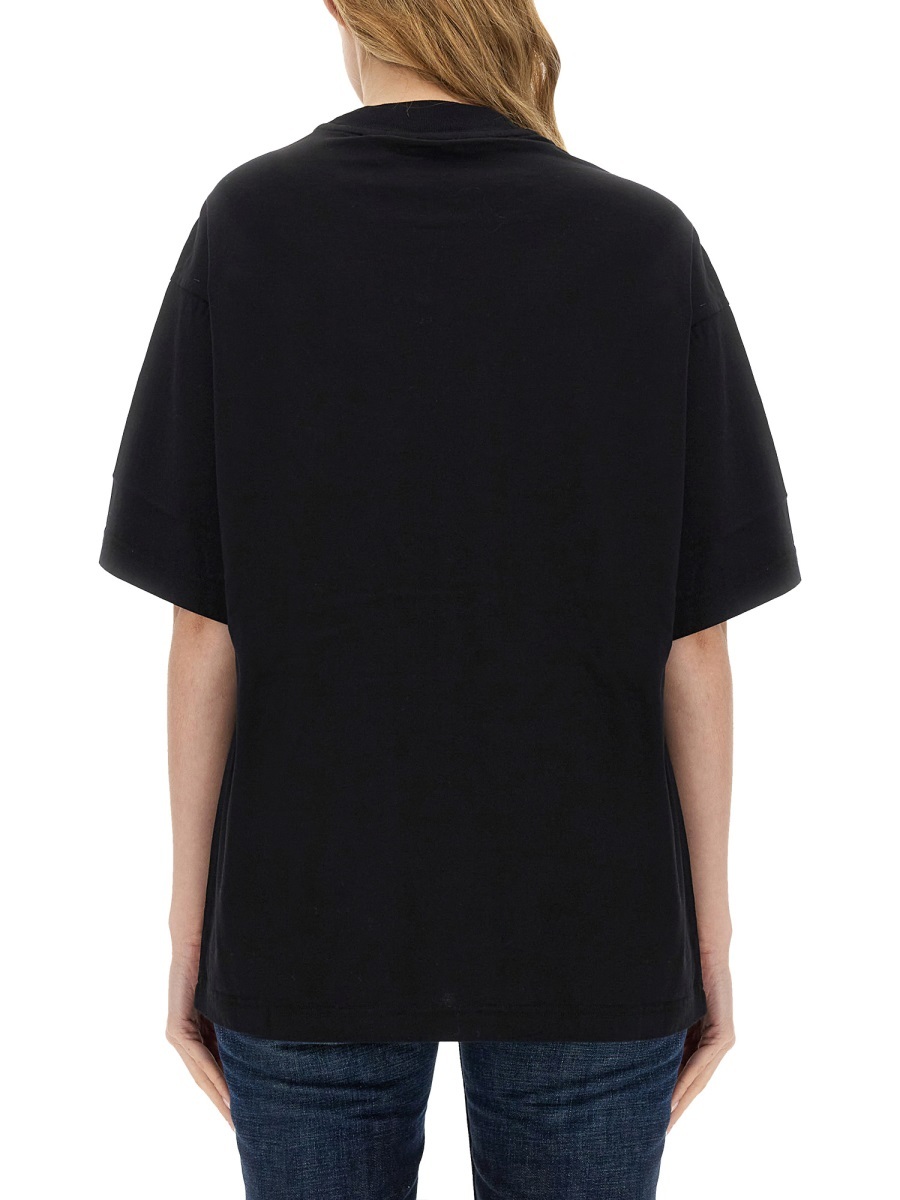 Palm Angels Palm Soft Fit T-shirt Ski Club In Black