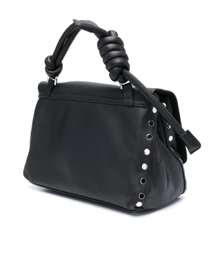 Zanellato Postina Leather Tote Bag In Black
