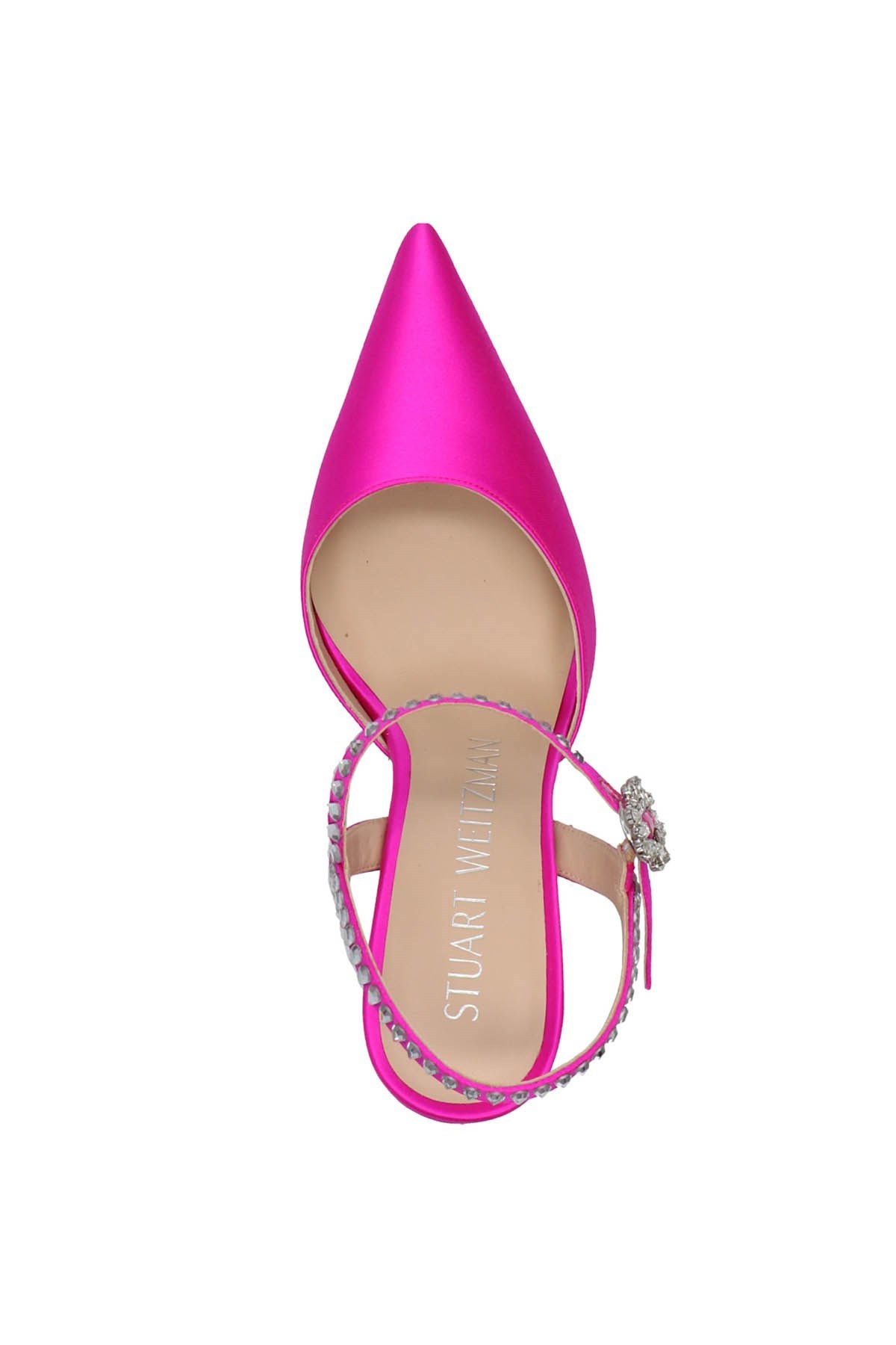 Shop Stuart Weitzman Gemcut Ankle-strap Pumps In Pink