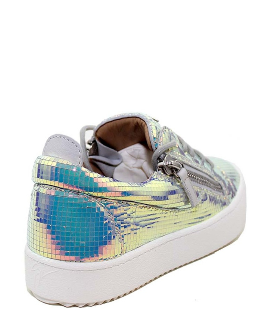 Giuseppe Zanotti Glossy Low Upper Board Shoes In Multicolor