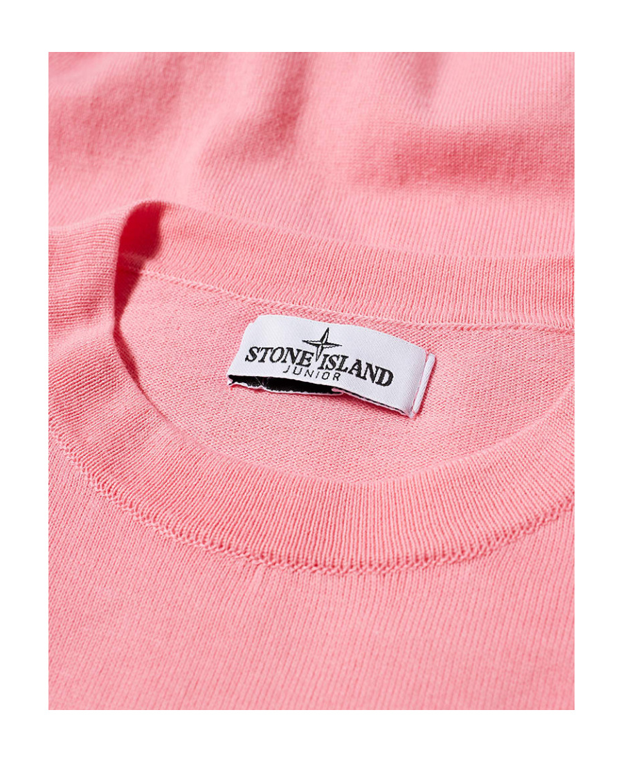 Stone Island Compass-badge Sweatshirt In Pink
