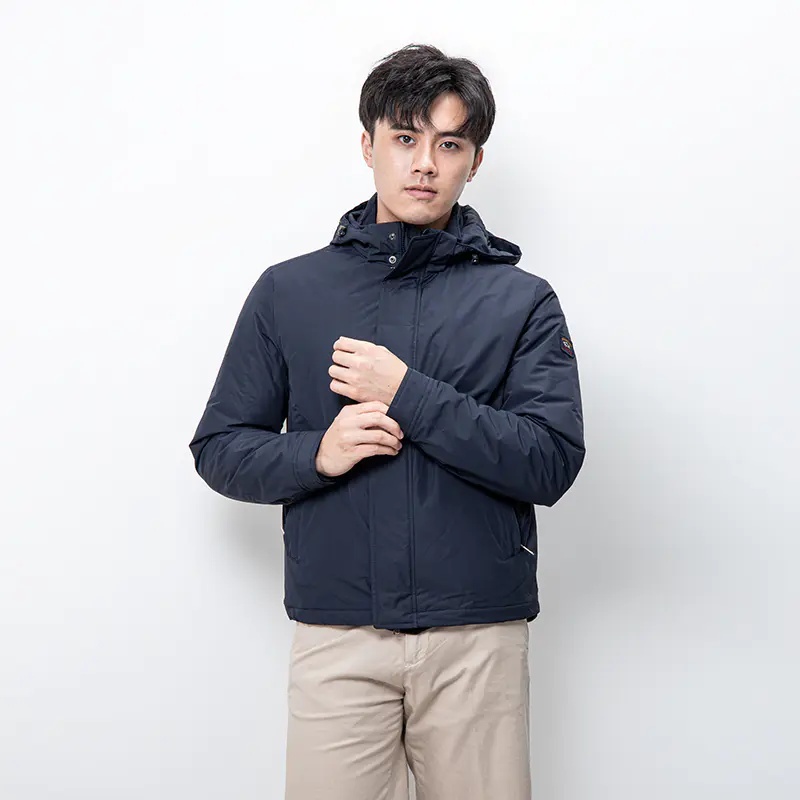 Paul & Shark Hooded Jacket In Black