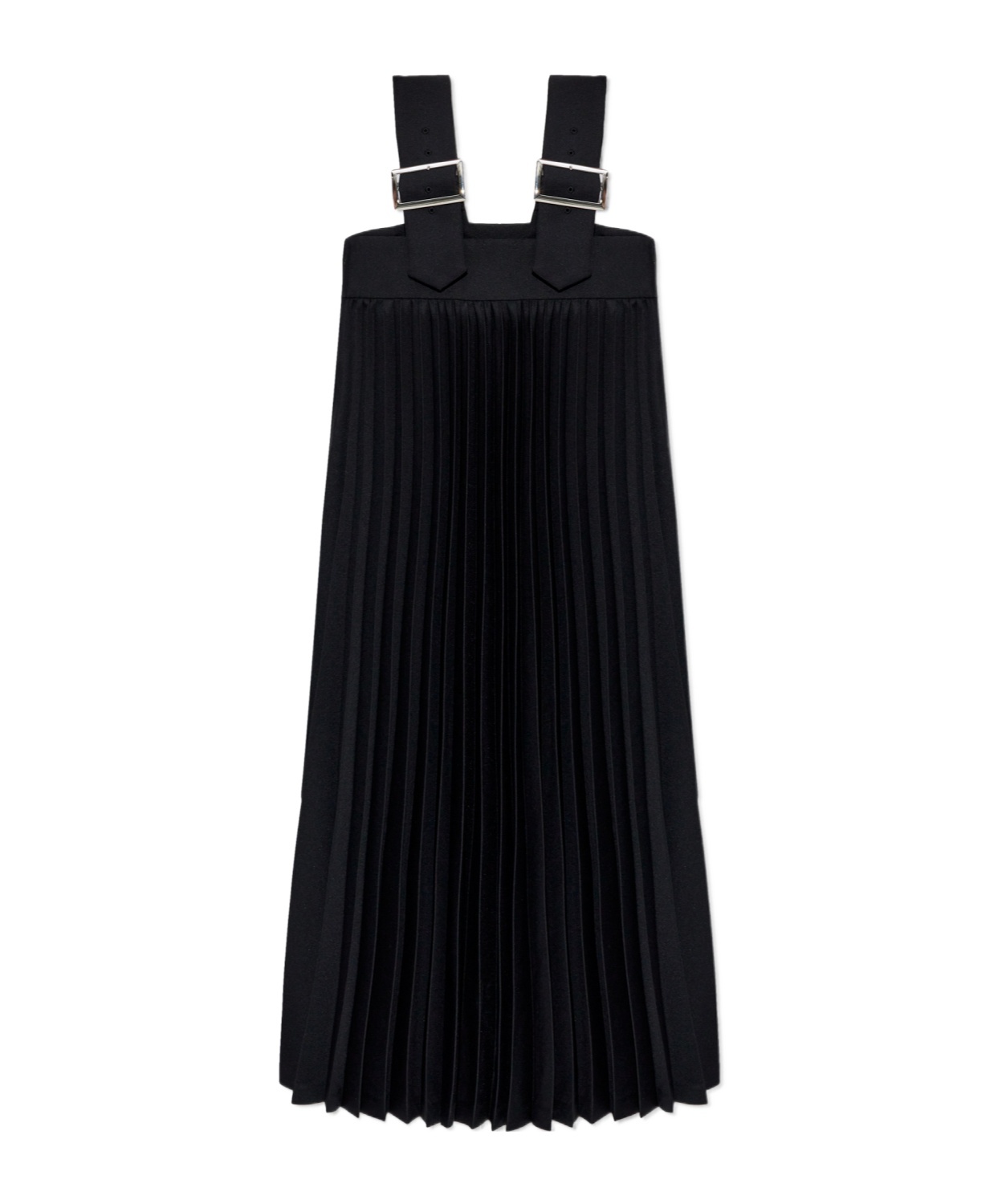 Shop Comme Des Garçons Pleated Dress In Black