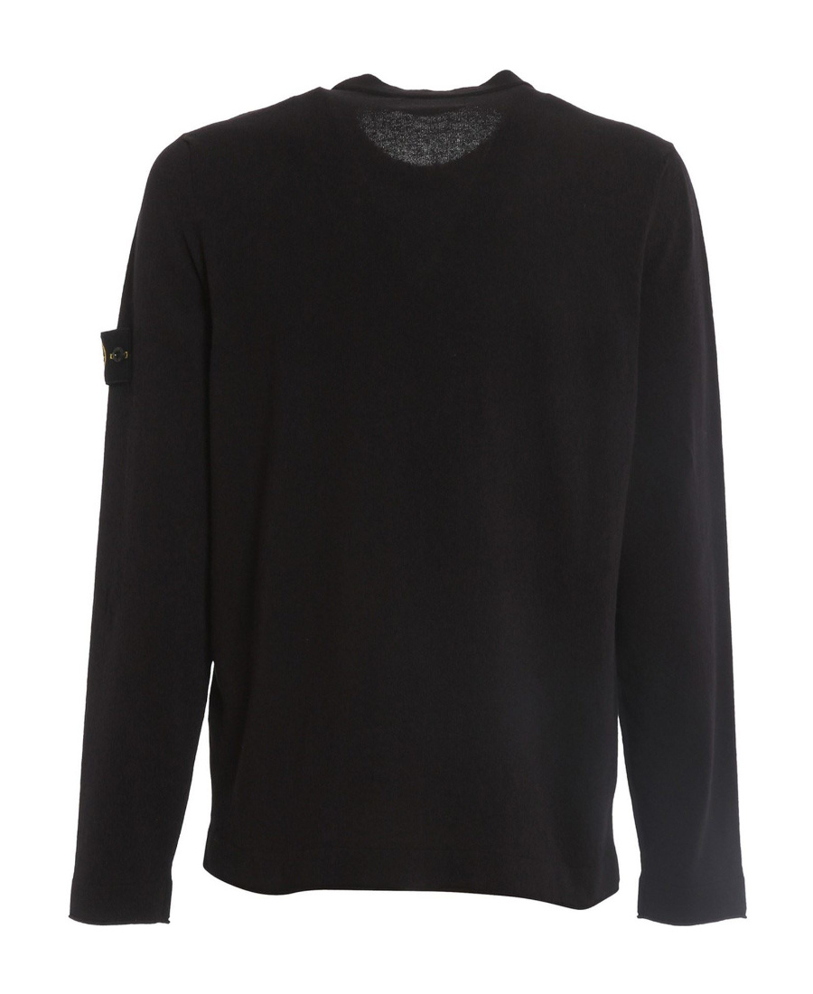 Stone Island Compass-patch Sweatshirt In Blue