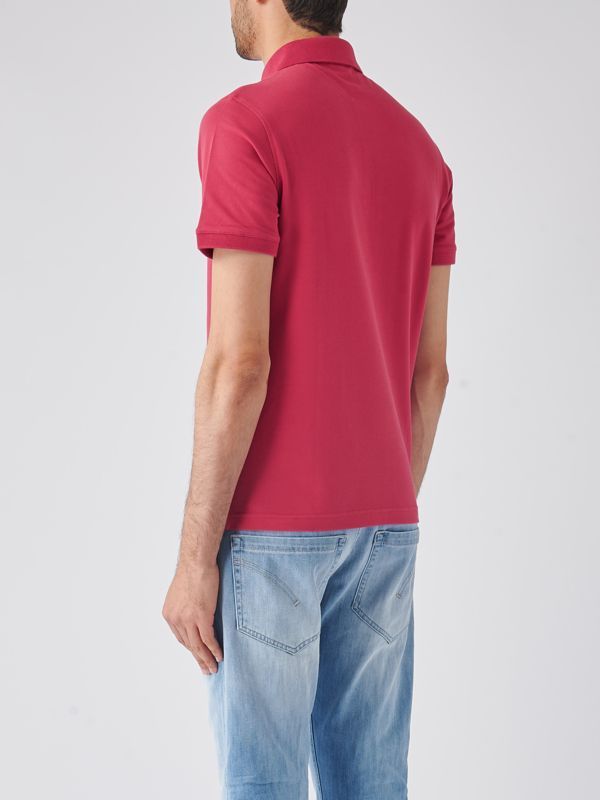 K-way Short-sleeved Polo Shirt In Red