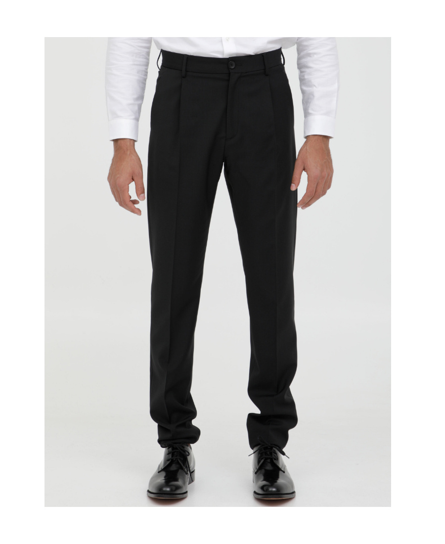 Tonello Pleated Trousers In Black