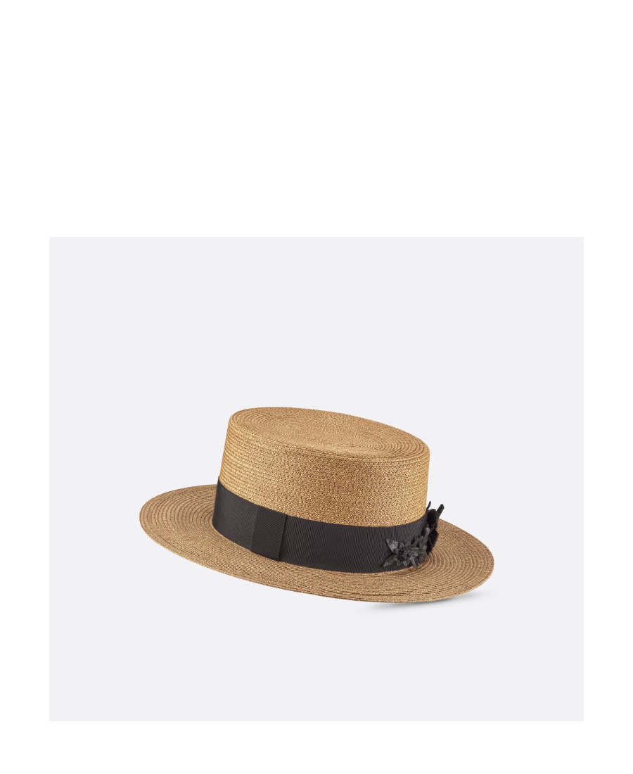 Dior Odeo Narrow Brimmed Hat In Black
