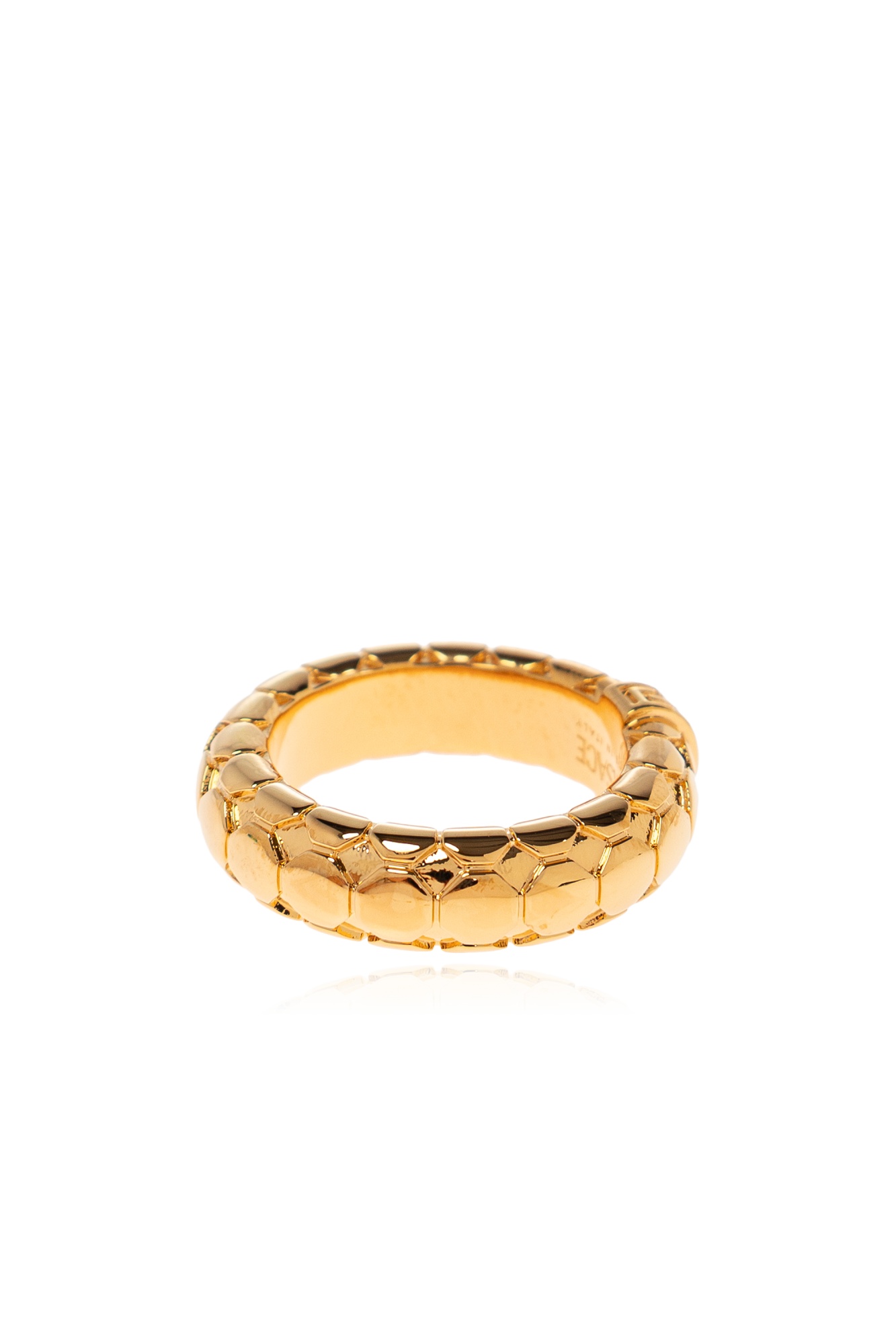 Versace Greca Snake Ring