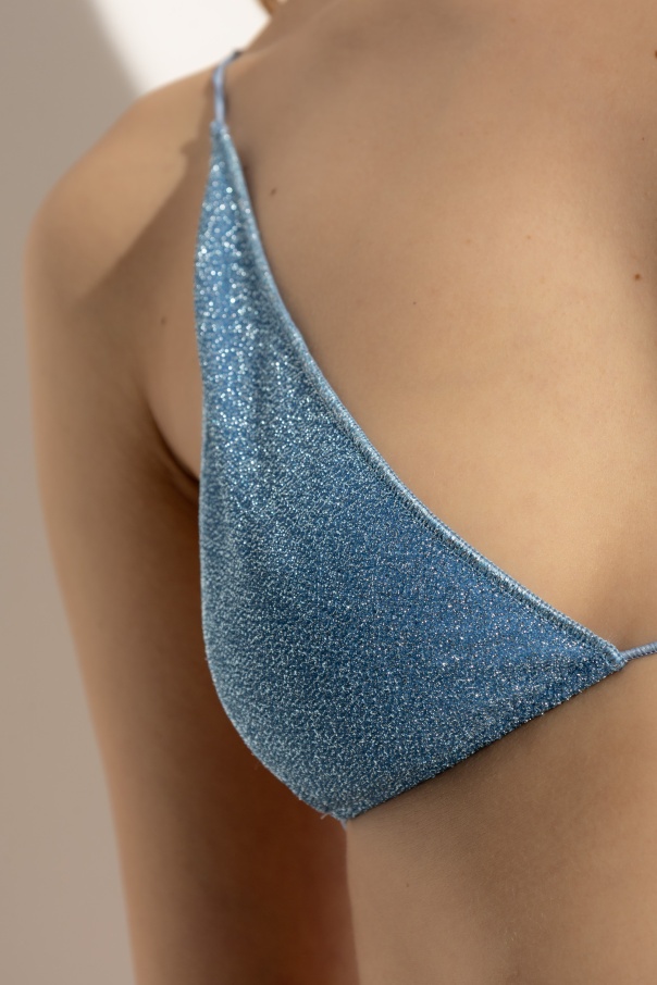 Oseree Oséree Lumiere Triangle Kini Clothing In Blue