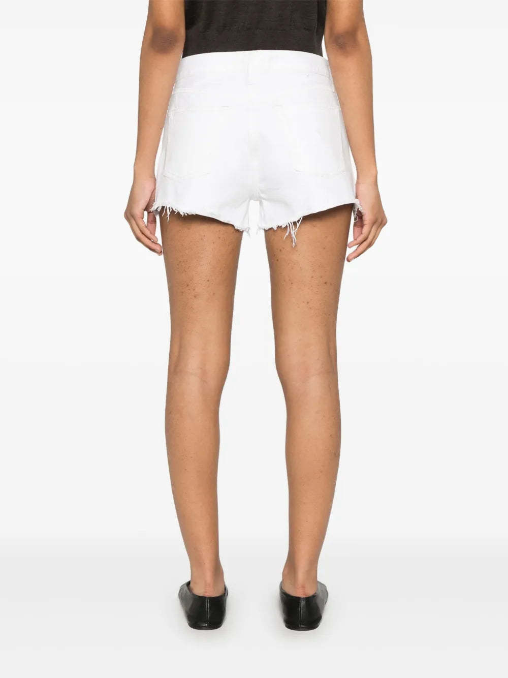 AGOLDE DENIM SHORTS WITH MULTIPLE POCKETS