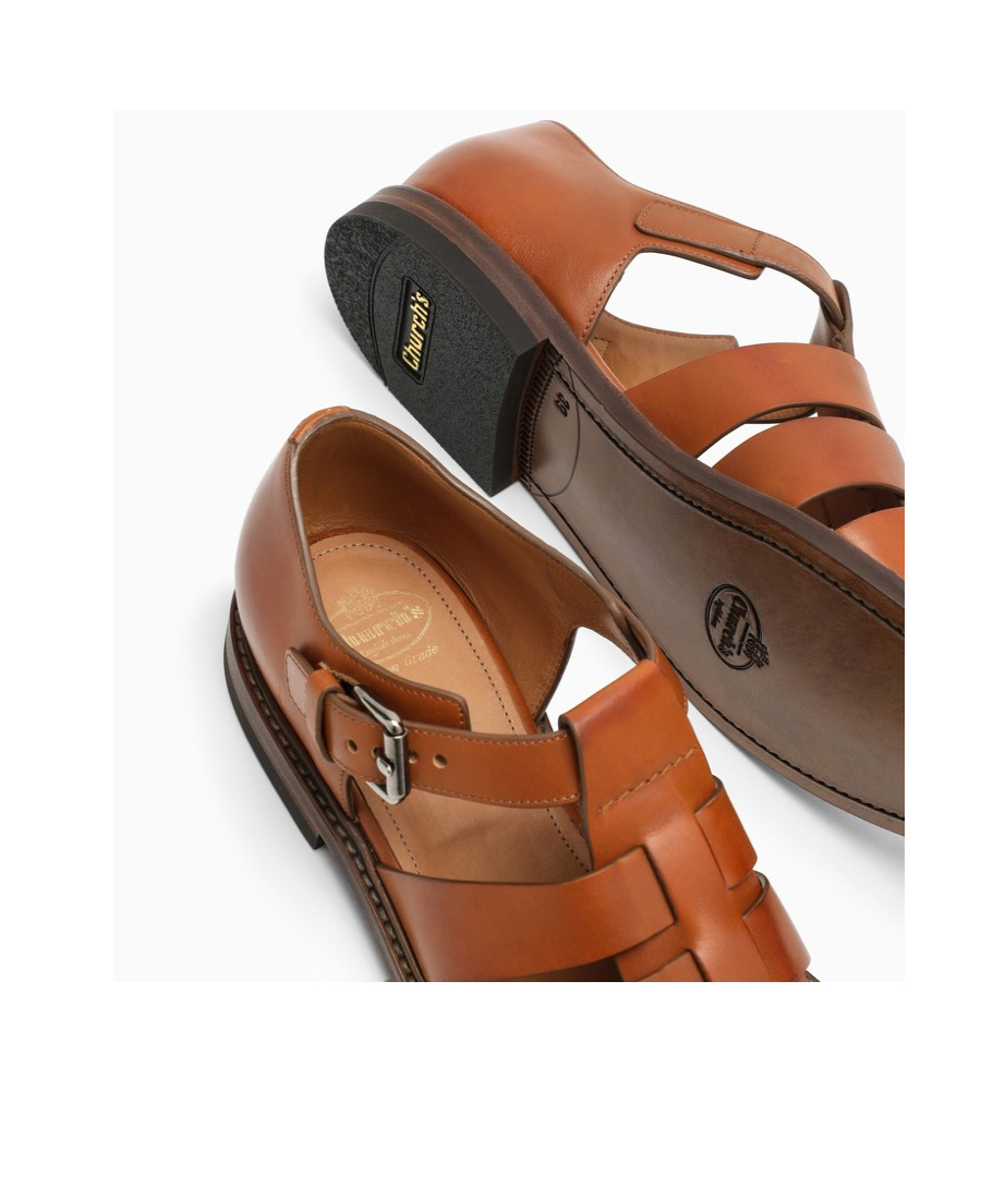 Church's Buckle-fastening Strap-detail Sandals In Brown