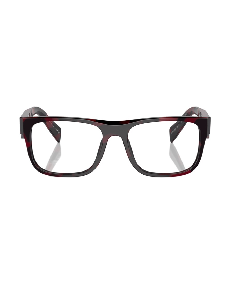 Prada Eyewear Rectangle Frame Glasses In Black