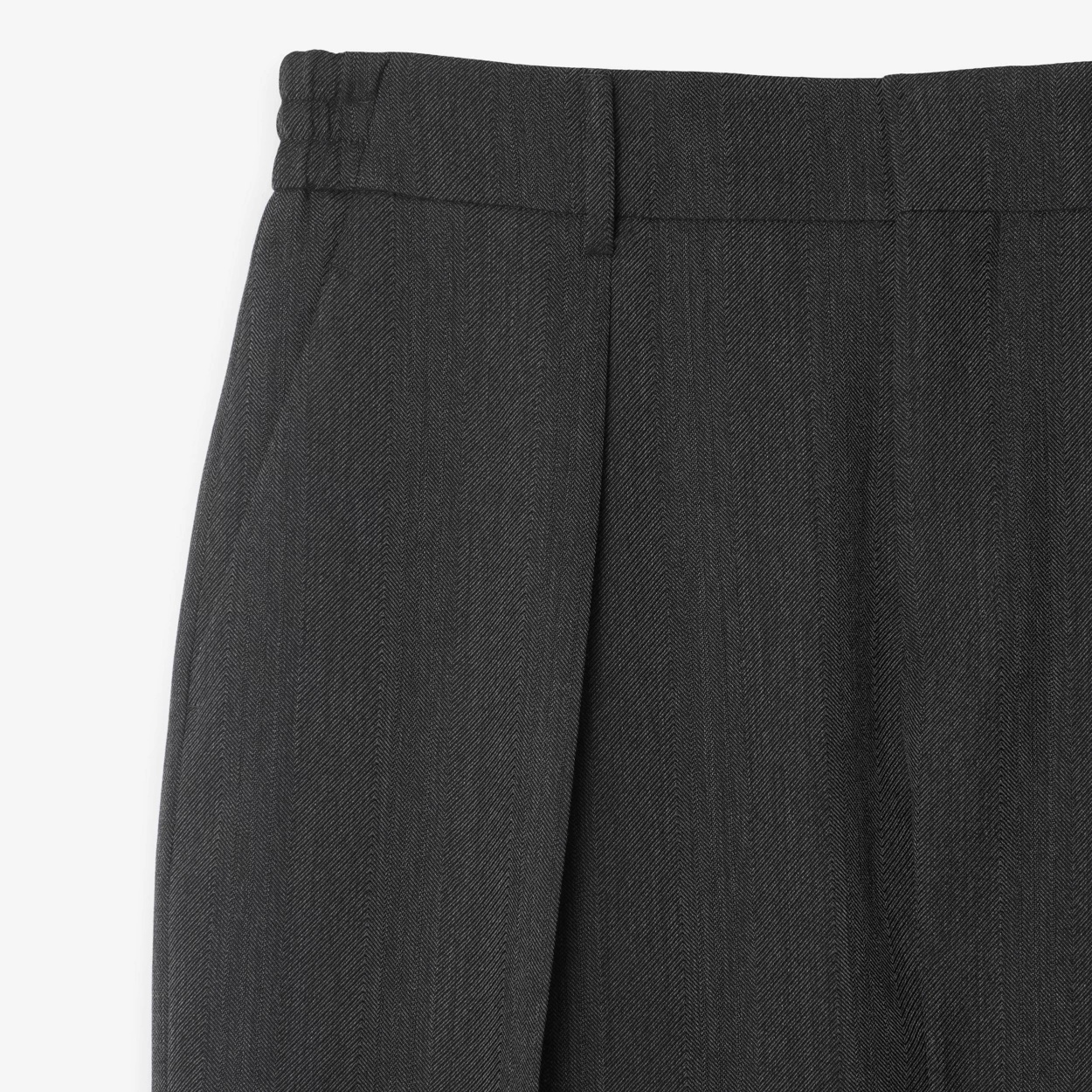 Burberry Wool Tailored Trousers In Gray