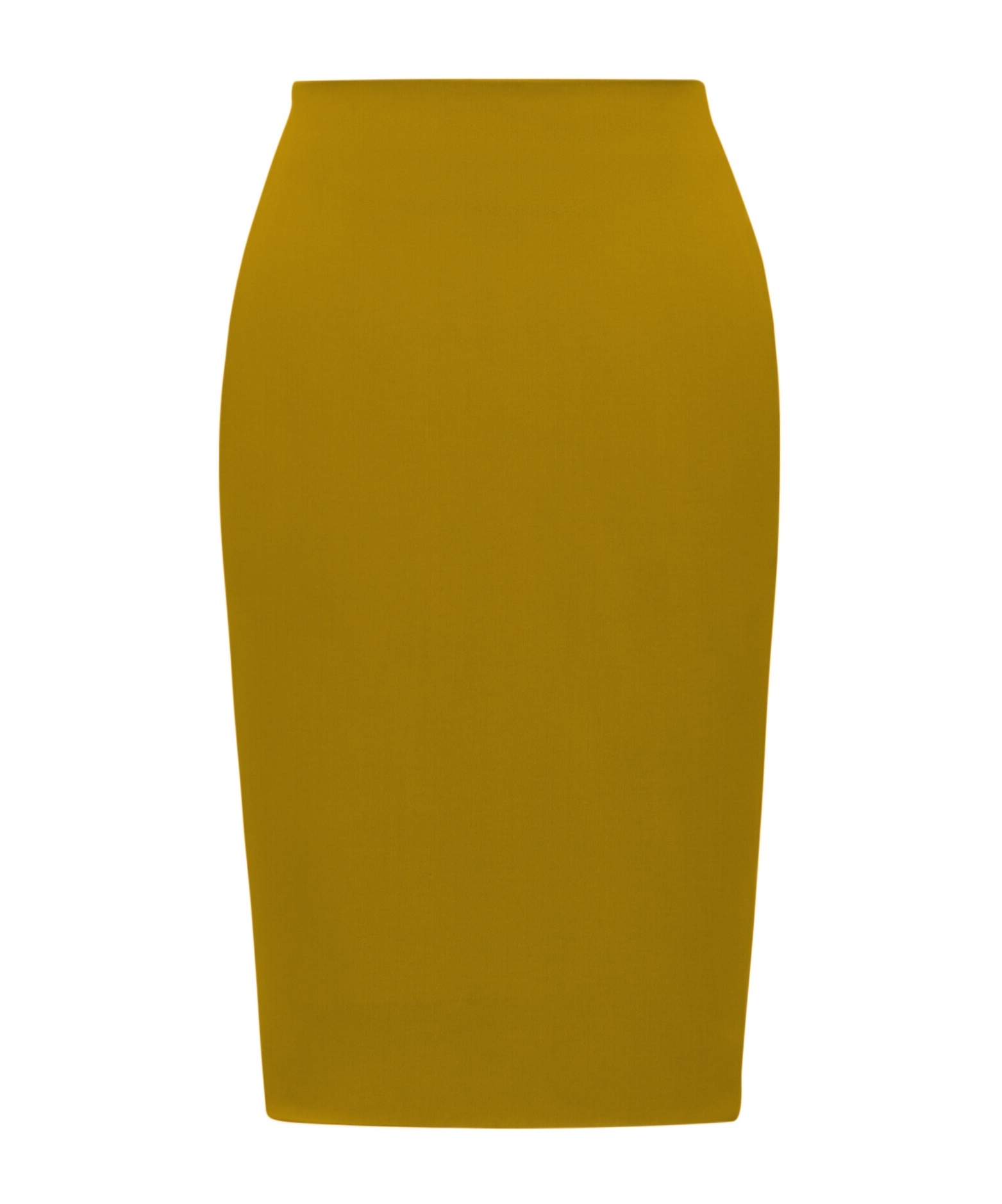 Saint Laurent Mid-rise Pencil Skirt In Green